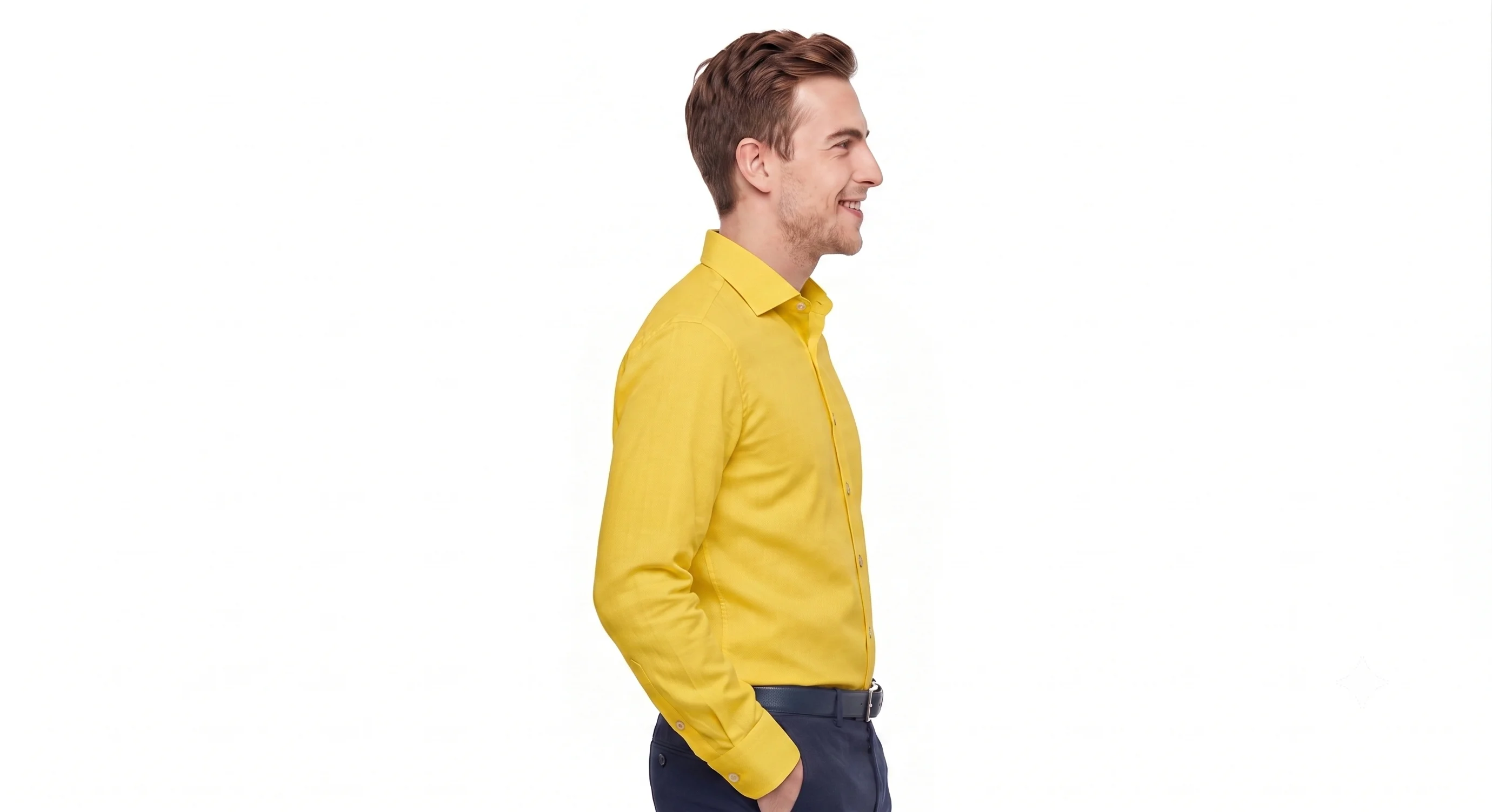 Yellow Linen Shirt